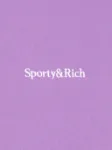 Picture of Sporty&Rich | Serif Logo Embroidered Gym Shorts