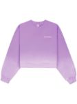 Picture of Sporty&Rich | Serif Logo Embroidered Cropped Crewneck