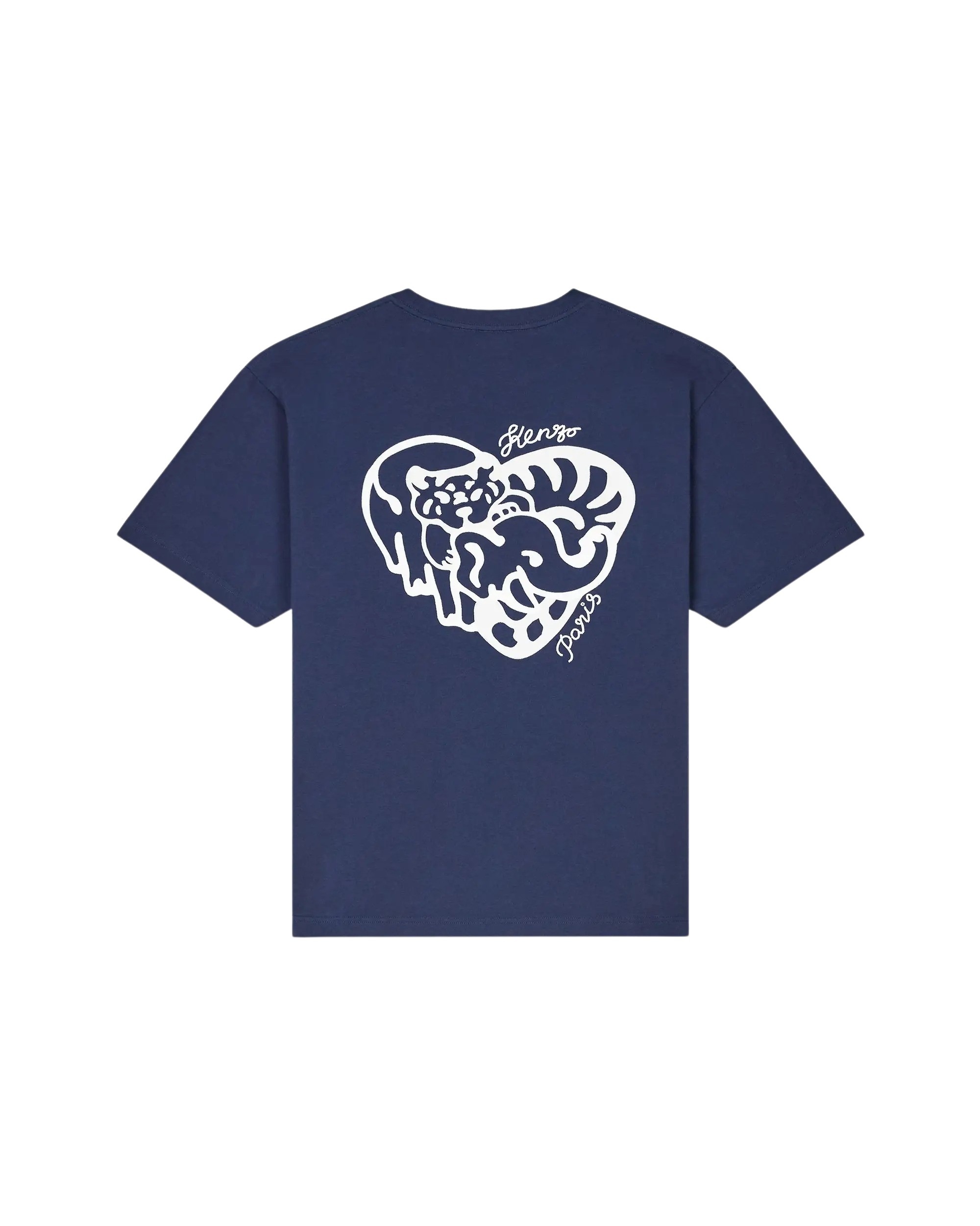 Tシャツ・カットソー KENZO Men T-shirt Blue FE68TS0074SG 77 Kenzo T-Shirt 77 MIDNIGHT BLUE• Michele Inzerillo Women's