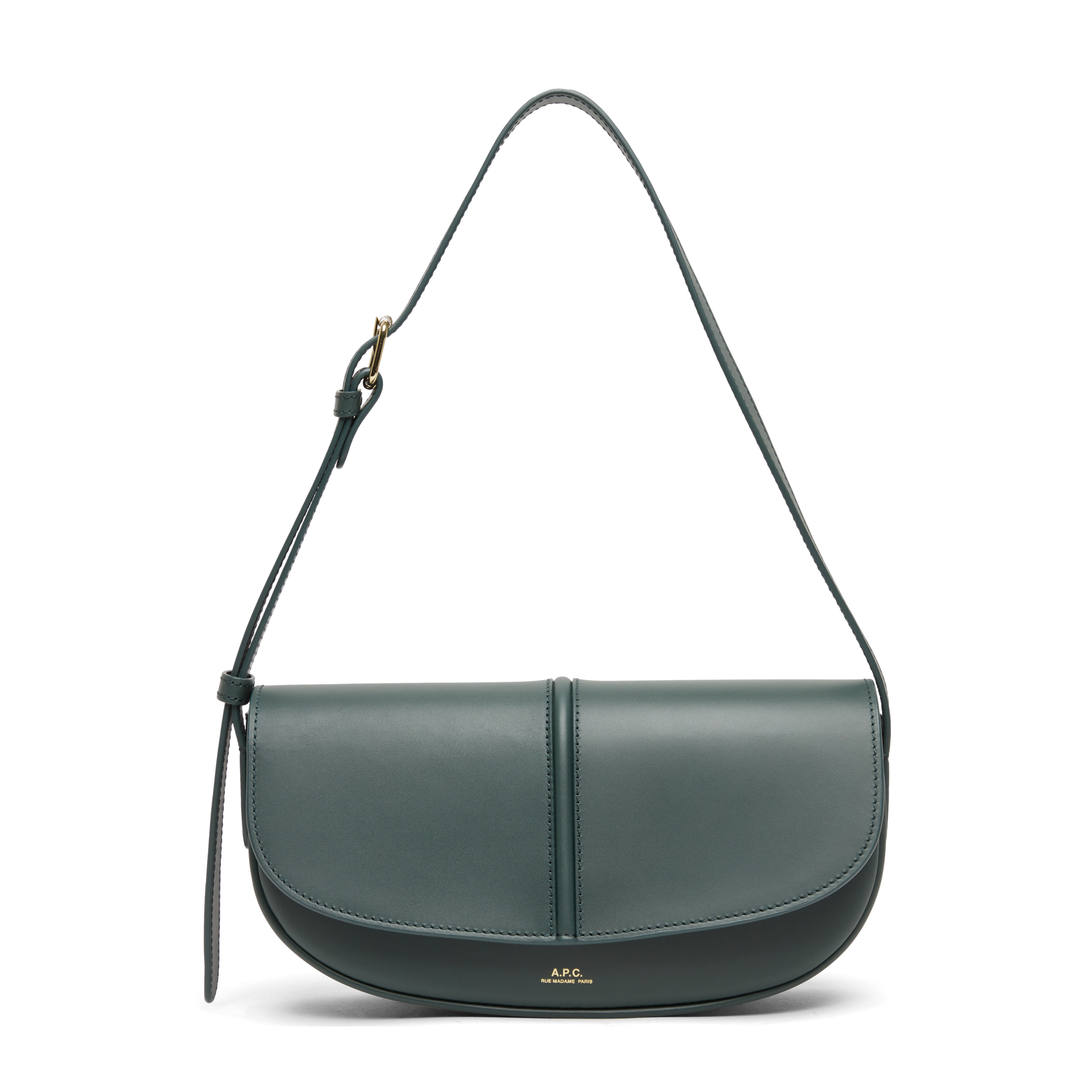 A.P.C. Sac Betty Shoulder KAF VERT FONCE• Michele Inzerillo 