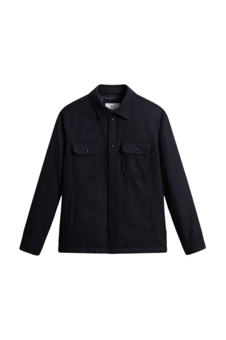 WOOLRICH ネイビー ALASKAN WL OVERSHIRT S WOOLRICH ネイビー ALASKAN WL OVERSHIRT S
