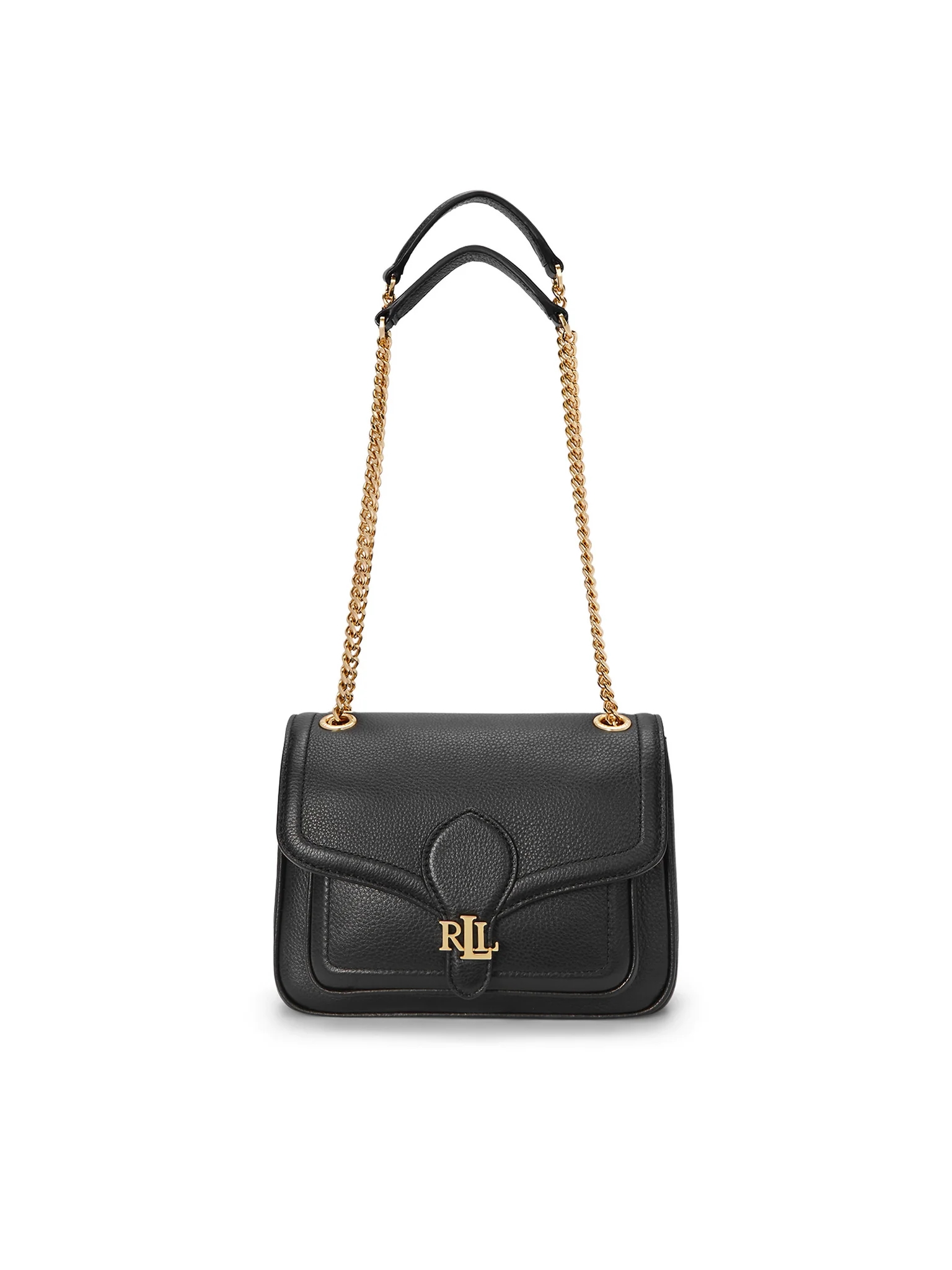 Lauren Ralph Lauren Bradley Sm Shoulder Bag Small BLACK• Michele 