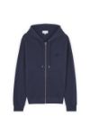 Picture of Maison Kitsune | Bold Fox Head Patch Comfort Zipped Hoodie