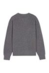 Picture of Maison Kitsune | Bold Fox Head Patch Comfort Ribbed Jumper