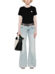 Picture of 7 For All Mankind | Spencer Flare Sahara With Worn Hem