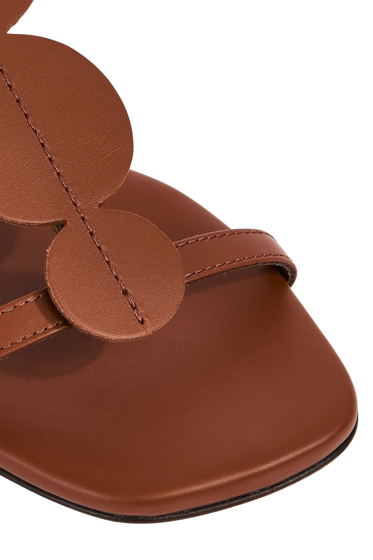 Liviana Conti Flat Mules Dots T90 0 CUOIO• Michele Inzerillo