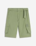 Picture of Maison Kitsune | Belted Cargo Bermuda