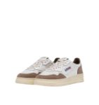 Picture of Autry | Medalist Lowgoat Suede Wht Tobacco