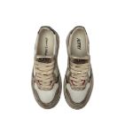 Immagine di Autry | Supvint Low Mesh Suede Wht Gold