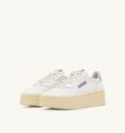 Immagine di Autry | Platform Low Leat Leat Wht Silver