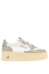 Immagine di Autry | Platform Low Lea Pat Wht Pltaupe