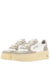 Immagine di Autry | Platform Low Lea Pat Wht Pltaupe