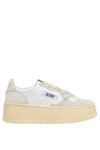 Immagine di Autry | Platform Low Lea Stars Wht Wht