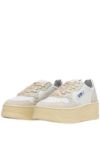 Immagine di Autry | Platform Low Lea Stars Wht Wht