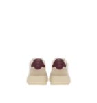 Immagine di Autry | Medalist Low Leat Suede Wht Burgund