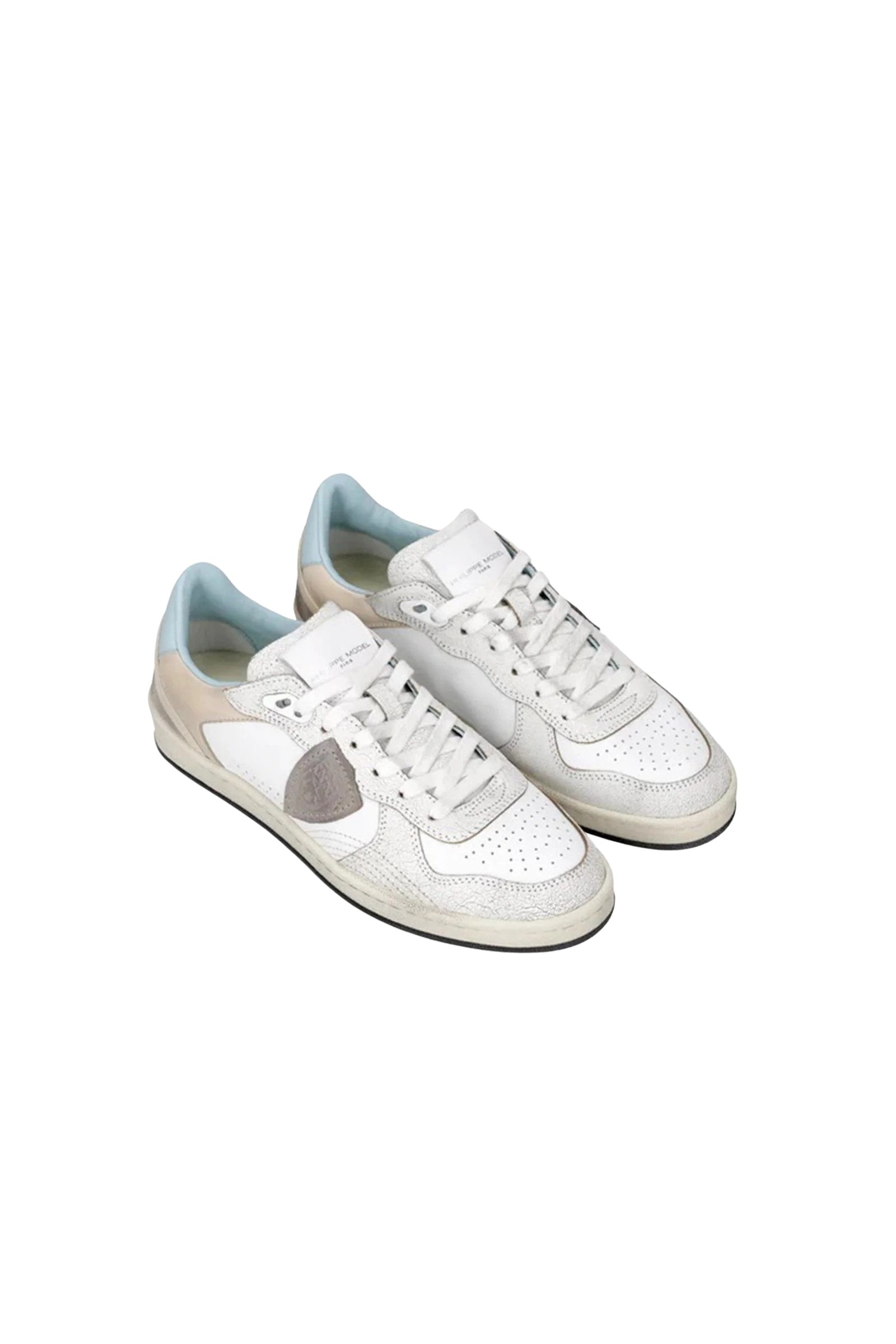 Philippe Model Veau Crackle Blanc Ciel BLANC CIEL• Michele