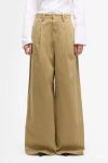 Immagine di 7 For All Mankind | Pleated Wide Trouser Twill Sand Storm