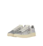 Picture of Autry | Dallas Low Paillet Cro Silver Wht