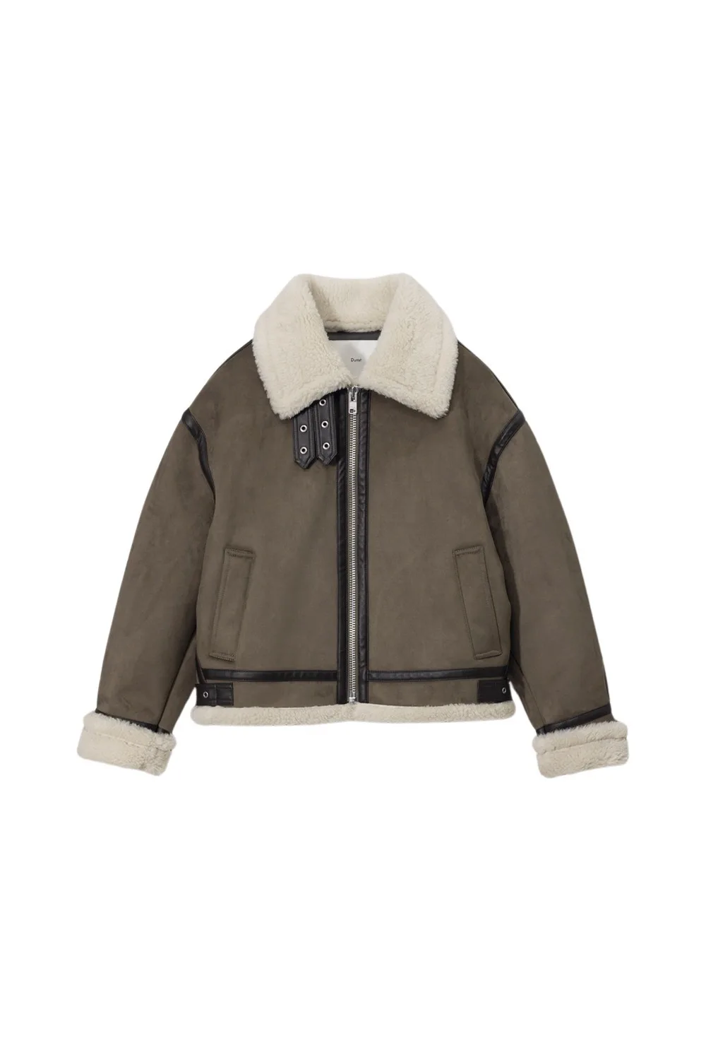 Picture of Dunst | Loose Fit Line Shearling Jacket
