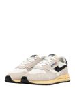 Picture of Autry | Reelwind Low Suede Net Wht Blk