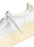 Picture of Autry | Platform Low Leat Swoll Wht Silv
