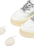 Picture of Autry | Platform Low Leat Swoll Wht Silv
