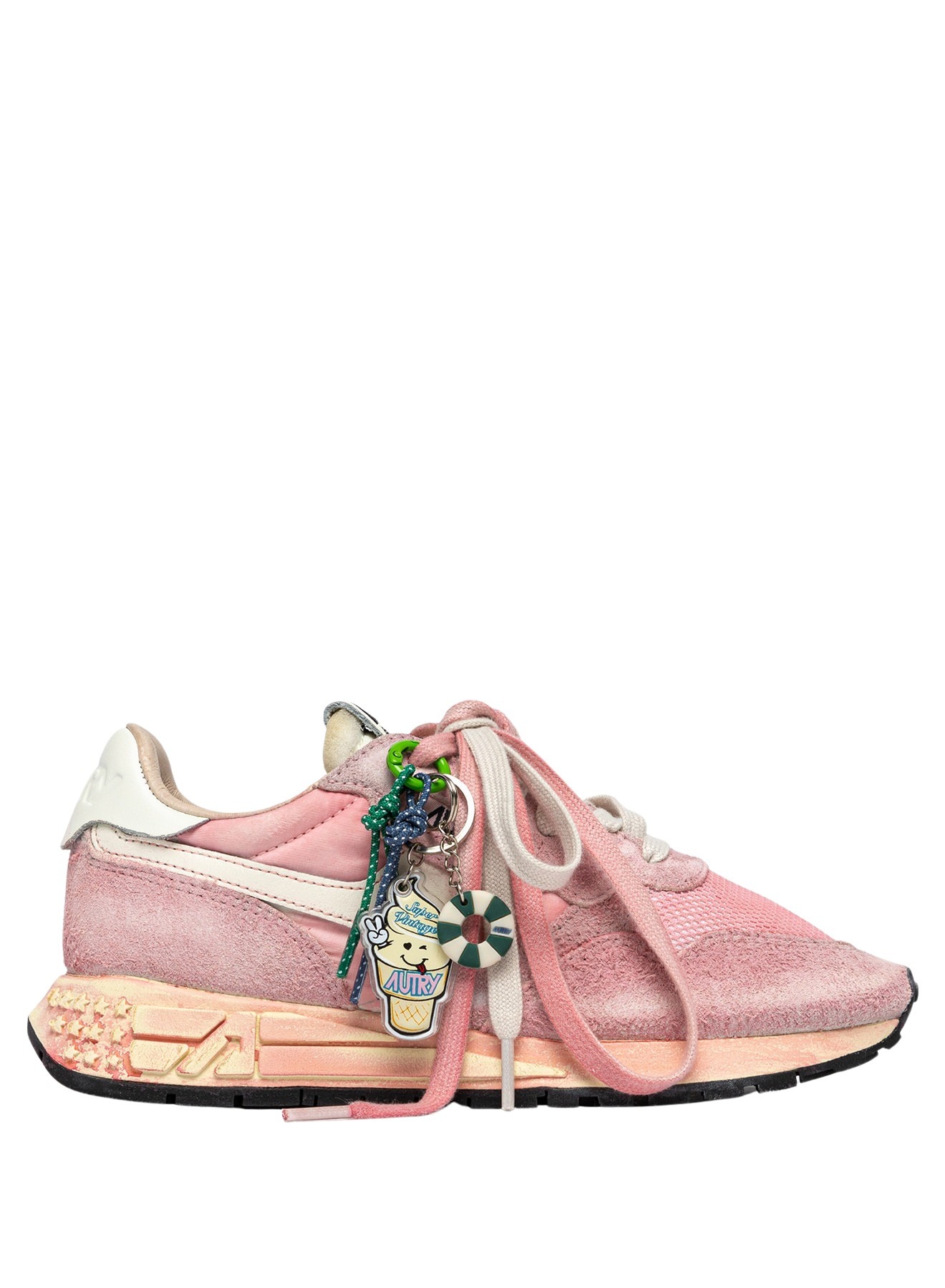 Picture of Autry | Reelwind Sv Low Sue Nylnet Red Wht