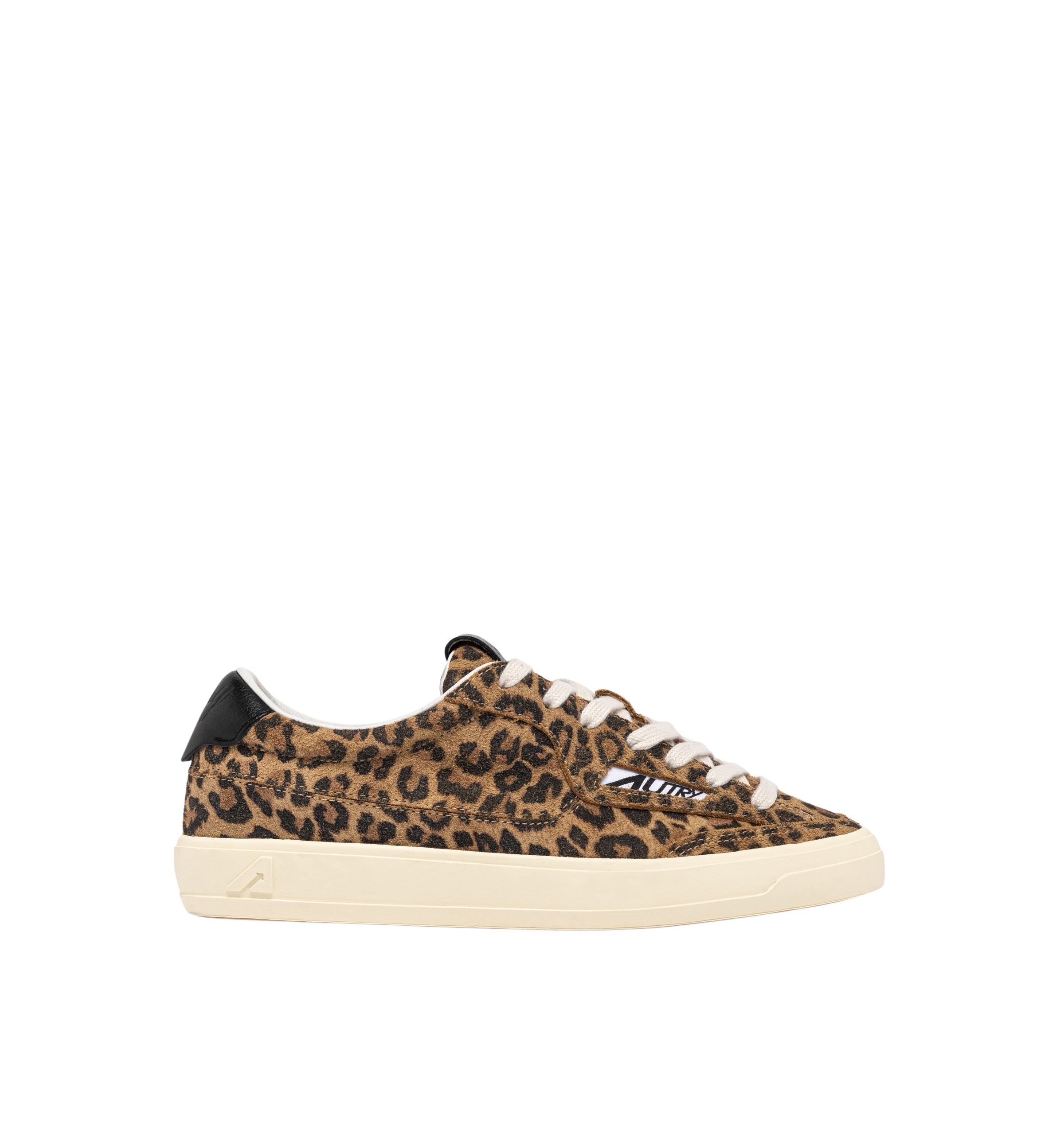 Picture of Autry | Windscape Low Suede Leoprint Leop Black