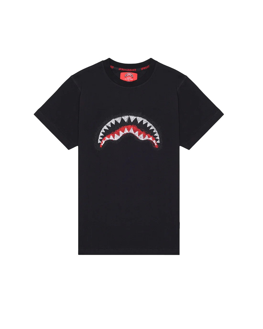 Immagine di Sprayground | Scribble Embroidery Shark Reg T-Shirt