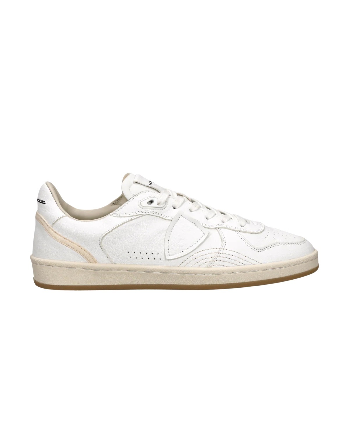 Philippe Model Women's White Pgal Low Goat Leather Shoe