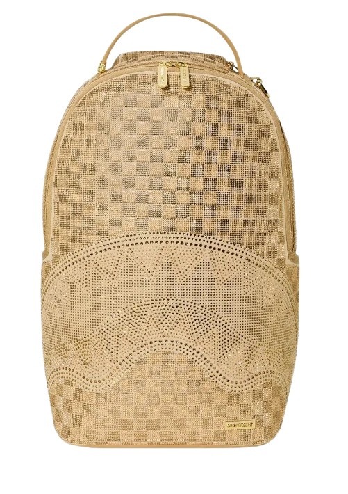 Picture of Sprayground | 2 Tone Gold Trinity Backpack