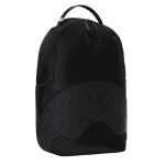 Picture of Sprayground | Shark Central Embossed Black Nylon Backpack