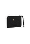 Picture of Sprayground | Blacked Out Embossed Gold Tooth Wallet